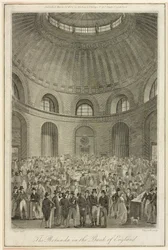 Rotunda at the Bank of England, 1804